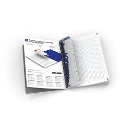 Oxford Smart notesbog A4 kvadreret 5x5 90 ark 90g
