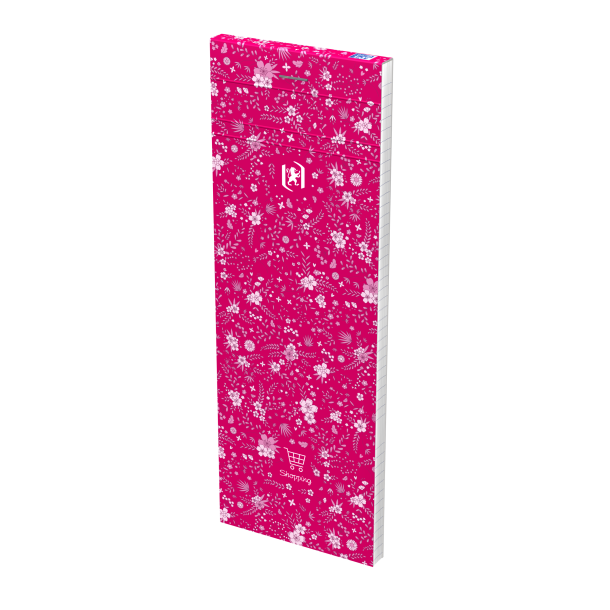 Oxford Floral shopping notesblok 80 ark 90g ass.