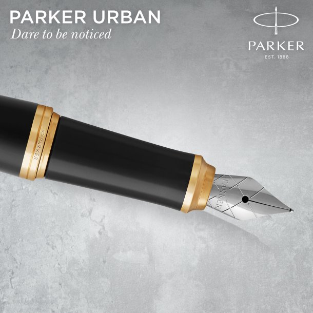 Parker Duost Urban GT kuglepen+fyldepen mat sort