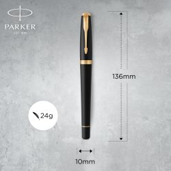 Parker Duost Urban GT kuglepen+fyldepen mat sort