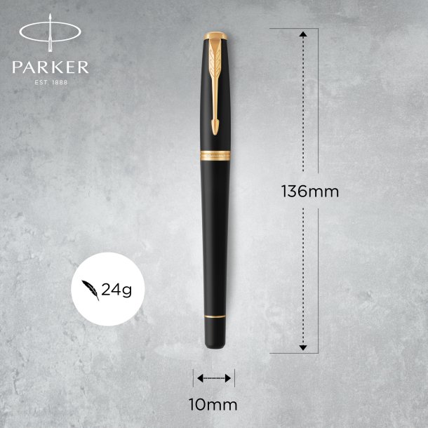 Parker Duost Urban GT kuglepen+fyldepen mat sort