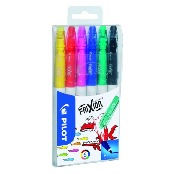 Frixion Colors 0,7 ass farver (6) 