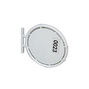 OUTDOOR SIGN circle 70cm, double-sided - white