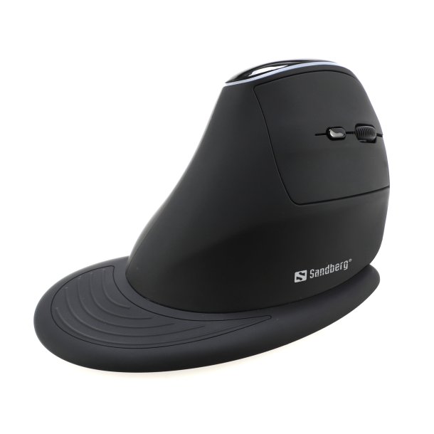 Sandberg Wireless Vertical Mouse Pro, Black