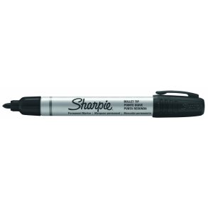 Marker Sharpie metall lille 1/3mm sort