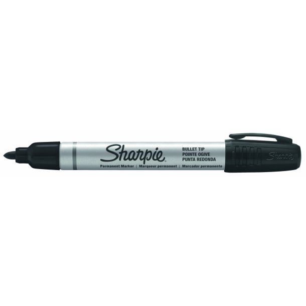 Marker Sharpie metall lille 1/3mm sort