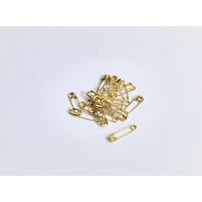 Tagalong 27mm/1 Skerhetsnlar - mssing guld - lda med 10 brutto