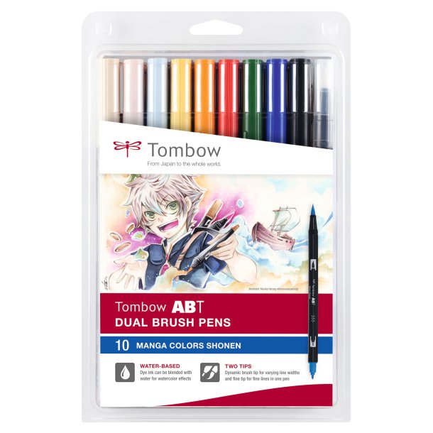 Marker Tombow ABT Dual Brush Manga Shonen (10)