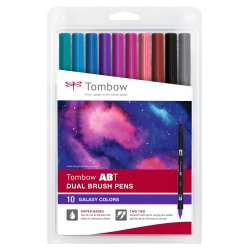 Marker Tombow ABT Dual Brush Galaxy Colours (10)