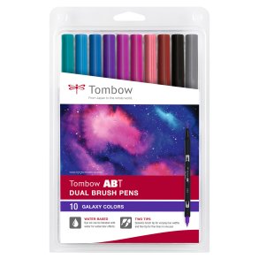Marker Tombow ABT Dual Brush Galaxy Colours (10)