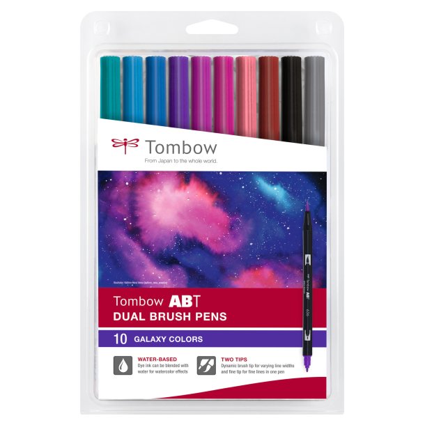 Marker Tombow ABT Dual Brush Galaxy Colours (10)