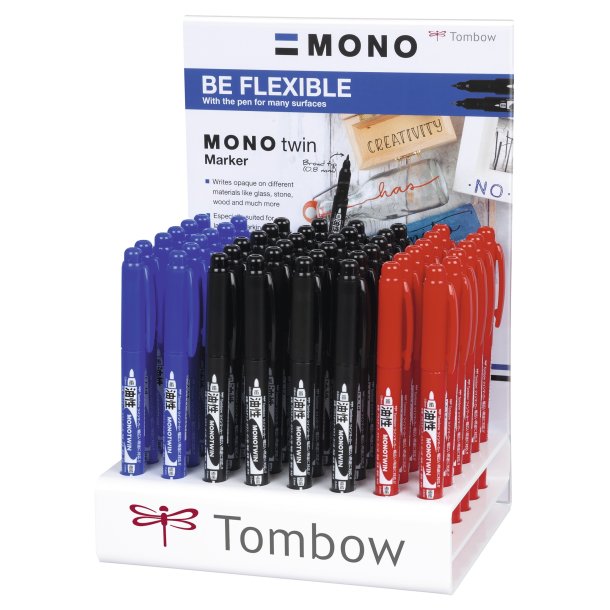 Fineliner MONO twin pen 0,4/0,8 display ass (48)