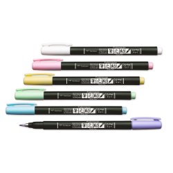 Marker Tombow Fudenosuke soft pastel ass (6)