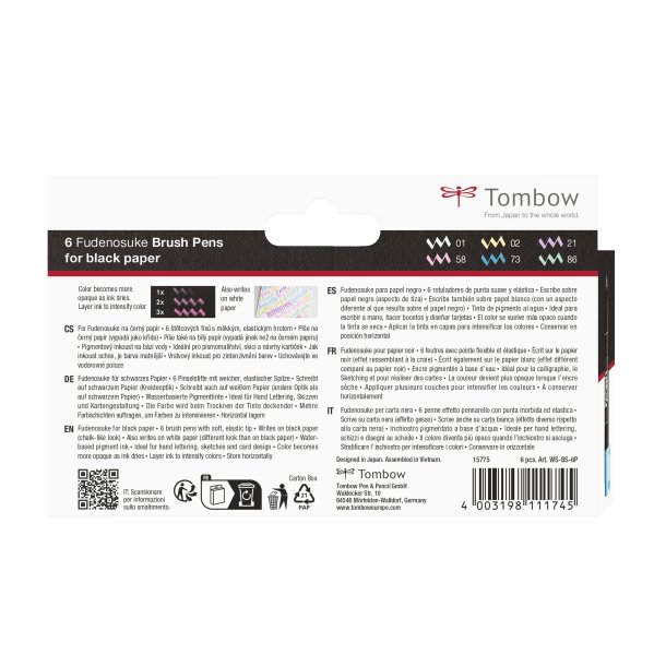 Marker Tombow Fudenosuke soft pastel ass (6)