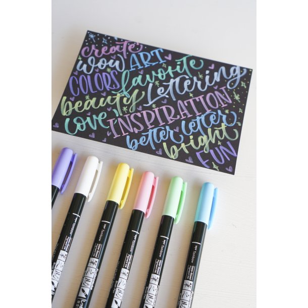 Marker Tombow Fudenosuke soft pastel ass (6)