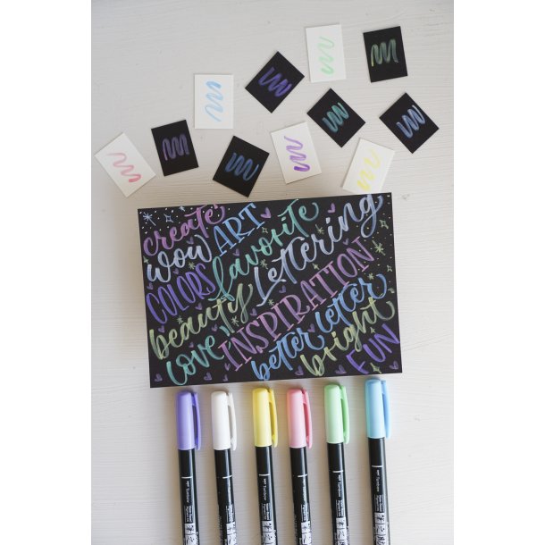 Marker Tombow Fudenosuke soft pastel ass (6)