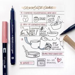 DIY Recipe Kit opskriftsst Tombow (7)