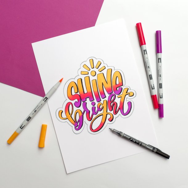 Marker alcohol ABT PRO Sunny Lettering set (5)