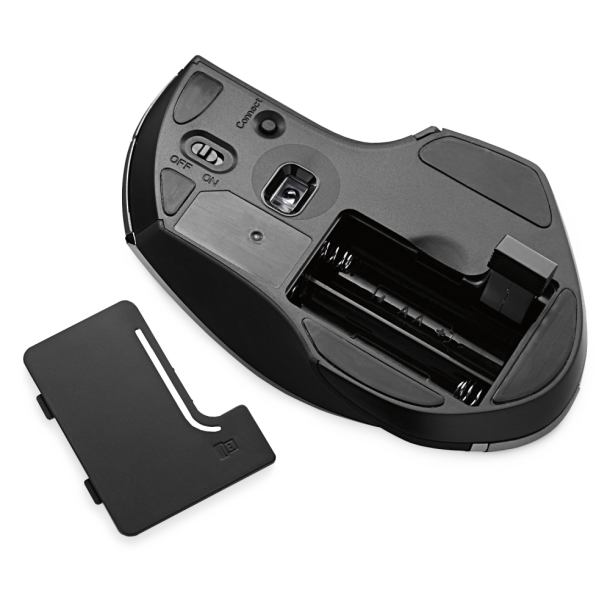 Wireless Mouse 8 Button Blue LED, Black