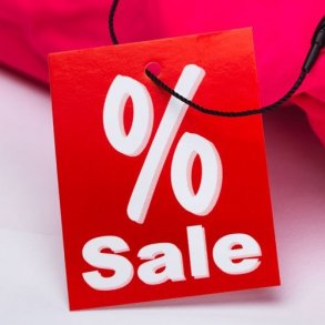 Skyltar till salu - % Försäljning - 40 x 50 mm - 1000 st