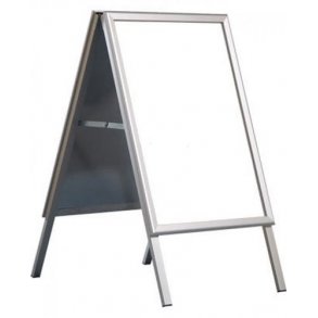 En-skylt med snappramar - 50x70 cm eller 70x100 - Aluminium