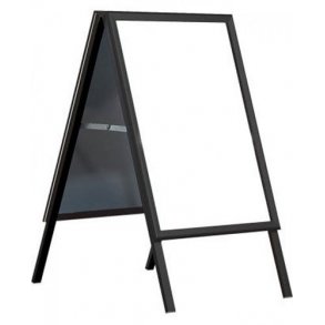 A-sign - 50x70 cm or 70x100 cm - Svart