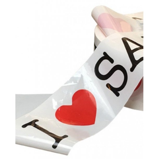 Barrier tape - I Love Sale - 250 M