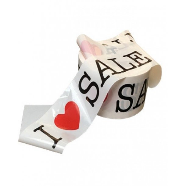 Barrier tape - I Love Sale - 250 M