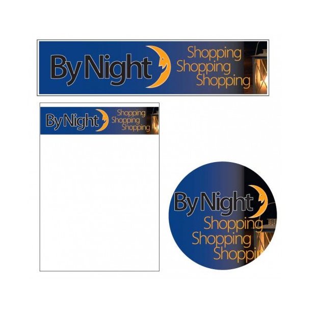 Sales material, Evening theme 1 - By Night Shopping