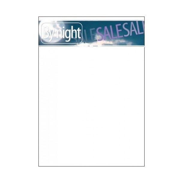 Sales material, Evening theme 3 - By night SALE 