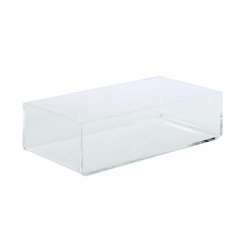 Acrylic boxes in various sizes, without lids