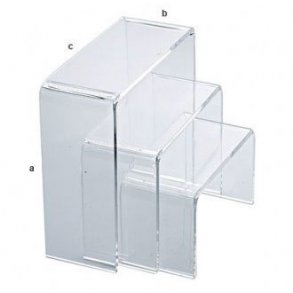 Acryldisplayset - 3 st - 8 mm
