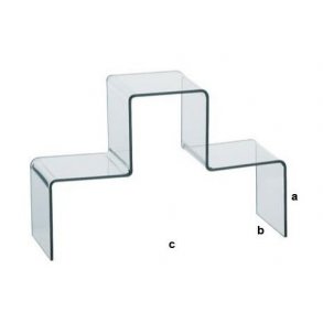 Akryldisplay - stegpodi - 3 podier