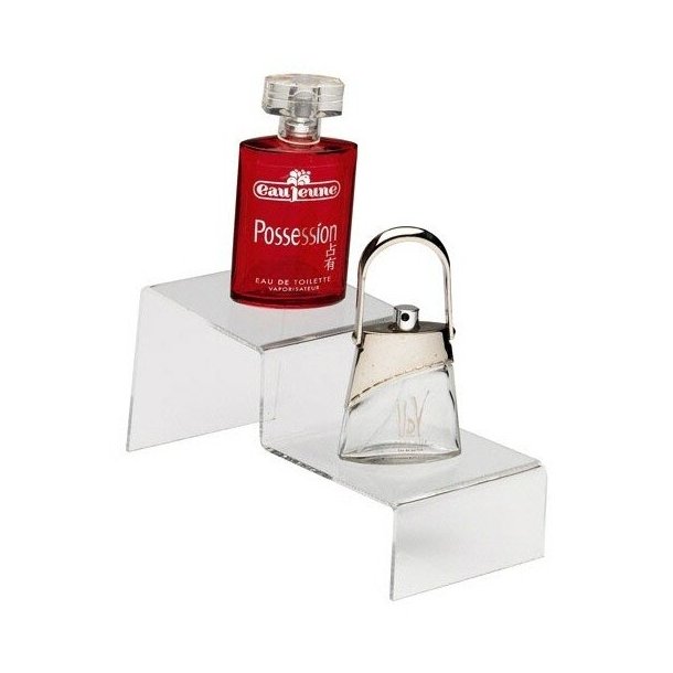 Akryldisplay - trindisplay 2-trin - hjde 10 cm 10 styk