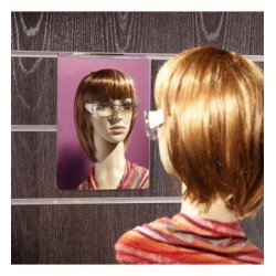 Acrylic mirror for groove panels W19.5 cm x H27.5 cm