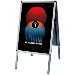 Alu-Line Round Desk Sign