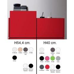 Frontpanel - lav, Banko (hvid)