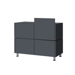 Shop counter wide - W 111 cm - BAQ disk module