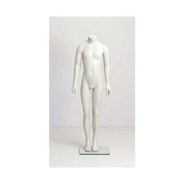 Mannequin without a head, Photo suitable, 7-8 years White