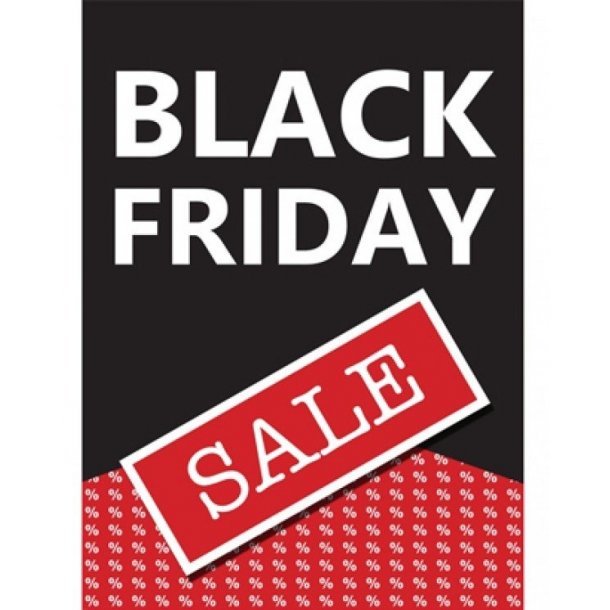 Black Friday poster - 50 x 70 cm - 4 pcs