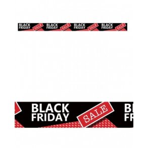 Black Friday streamer - 120 x 8,5 cm