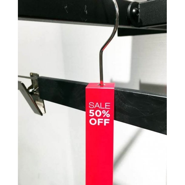 Hanger tag 50% - Sale signs - 100 pcs