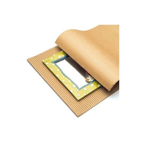 Corrugated cardboard, brown, 50 meters x 30 cm