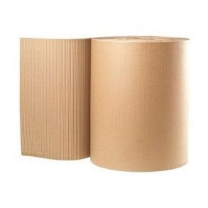 Well, the source text is already in English, so I will provide you with the translation in Swedish:

Korrugerad kartong, brun, 50 meter x 30 cm