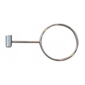 Fettring till 12 mm dekorativ stng, Krom