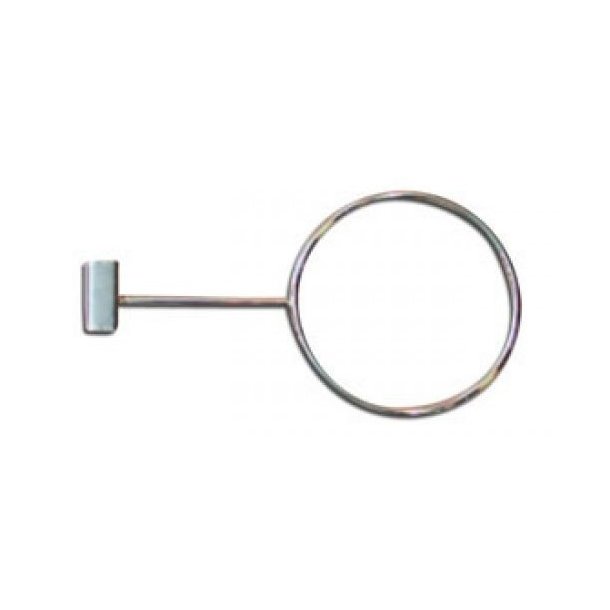 Boldring to 12 mm decorative rod, Chrome