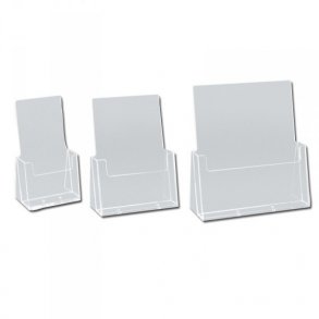 Brochurehllare för bord, A4, A5 eller M65 10 stycken förpackning