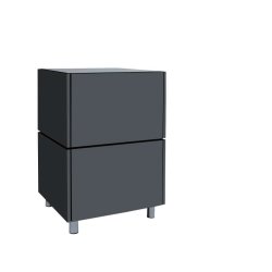 Shop counter narrow - W 55 cm - BAQ disk module