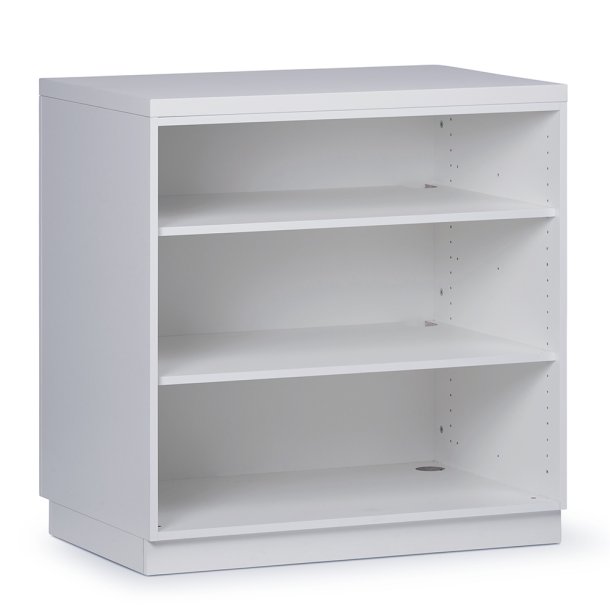 Hvid butiksdisk 90 cm | leveres samlet