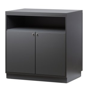 Butiksdisk i mrk gr | Lngde 90 cm